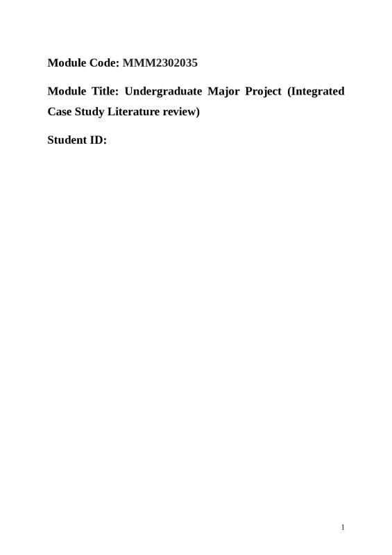 MMM2302035_Undergraduate_Major_Project_____Integrated_Case_Study_Literature_Review__Dan___1_.docx
