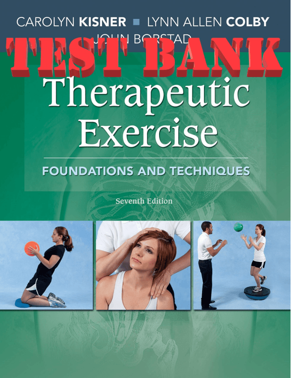 Therapeutic Exercise Foundations and Techniques TB