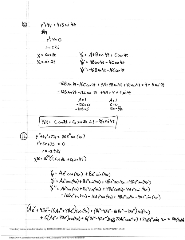 Midterm_Two_Review_Solutions