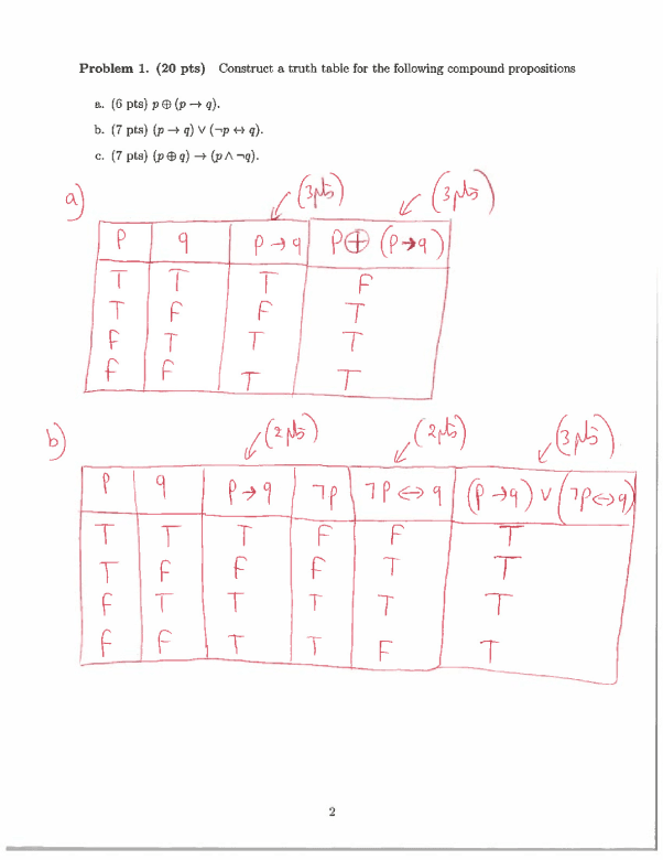 Midterm With Solutions    York University MATH 1190 preview image