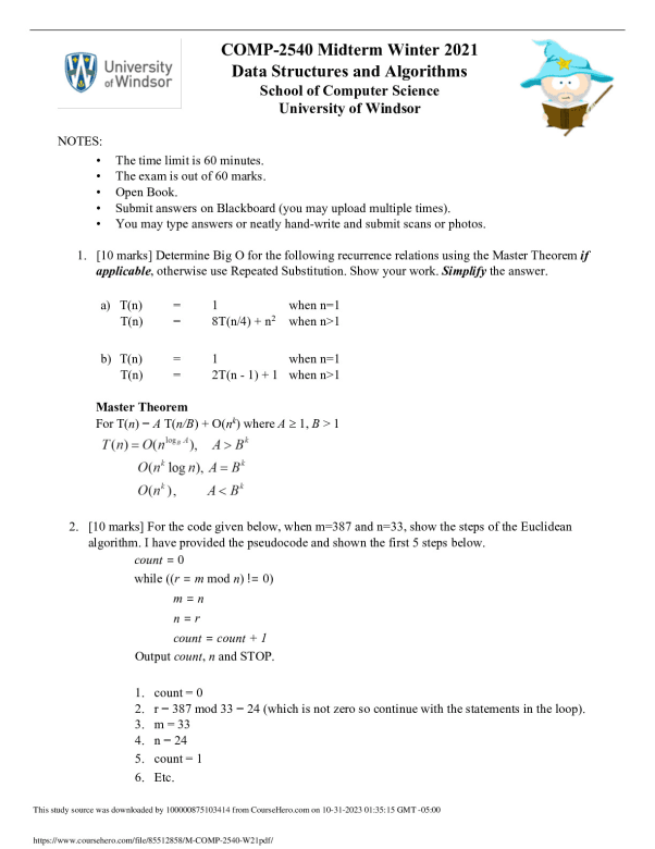 M-COMP-2540-W21.pdf      University of Windsor     COMP 2540 preview image
