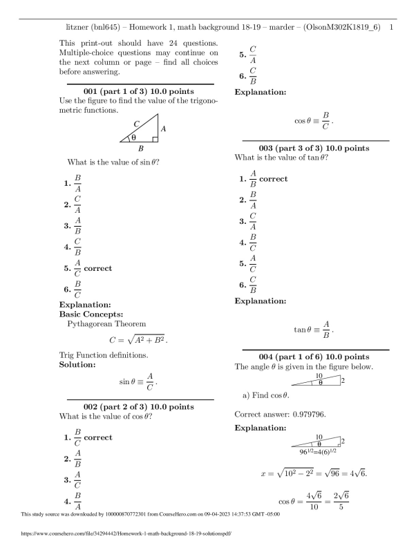 homework 1 math background 23 24 answers