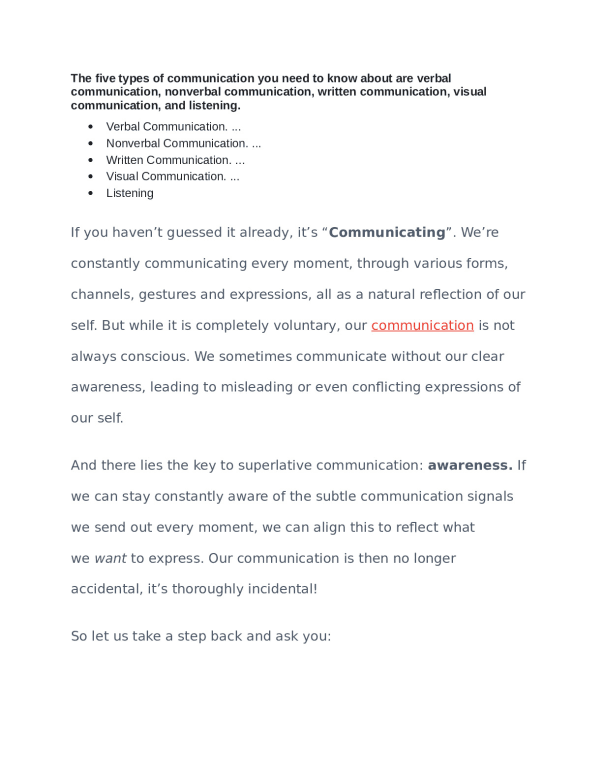 The_five_types_of_communication_you_need_to_know_about_are_verbal_communication.docx