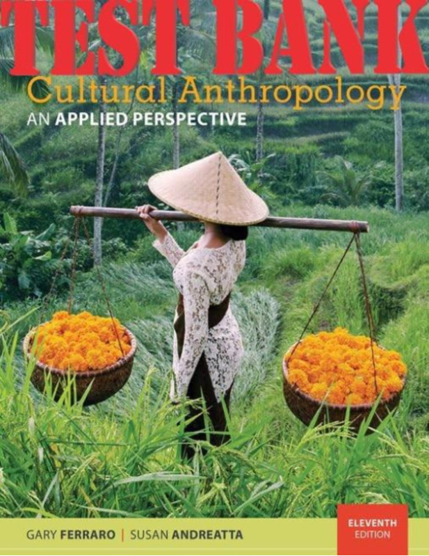 Cultural Anthropology_An Applied Perspective 11th Edition by Gary Ferraro and Susan Andreatta_TEST BANK