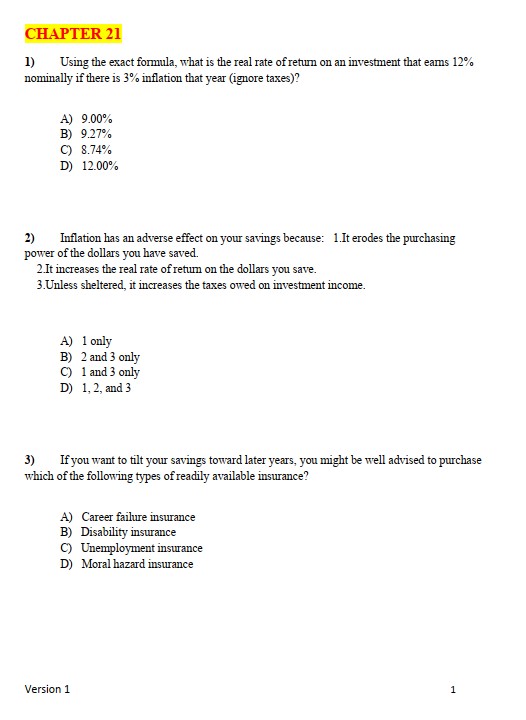 Essentials of Investments, 12th Edition By Zvi Bodie, Alex Kane and Alan Marcus. document preview page 5