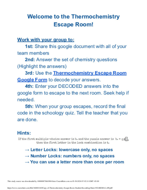 Copy_of__Thermochemistry_Escape_Room_Student_Recording_Sheet__NO_HESS_S_LAW_.pdf