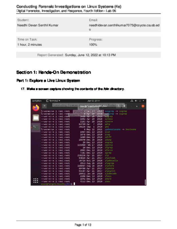 Conducting Forensic Investigations on Linux Systems (4e) Digital ...