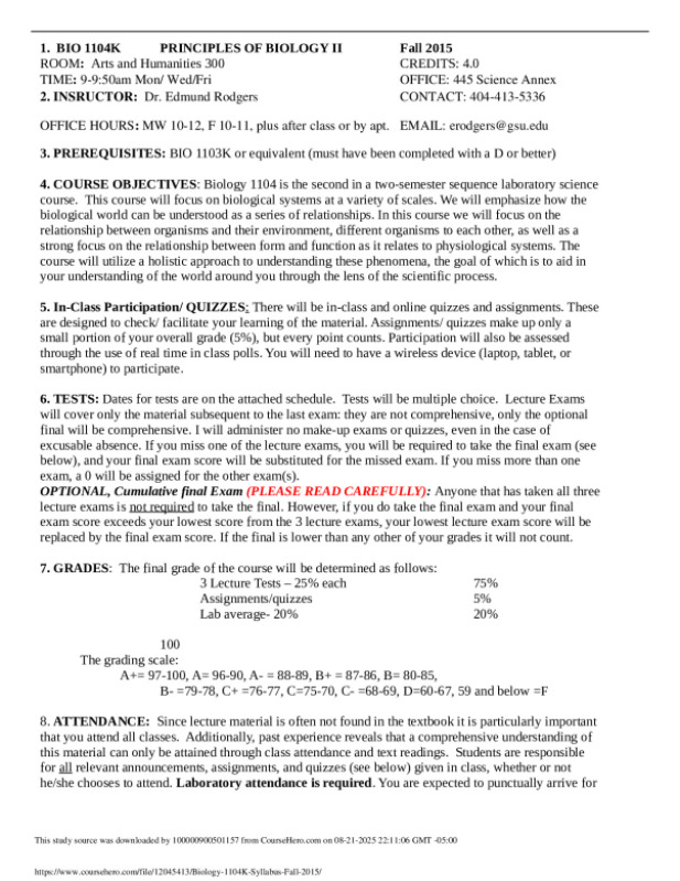 Biology_1104K_Syllabus_Fall_2015