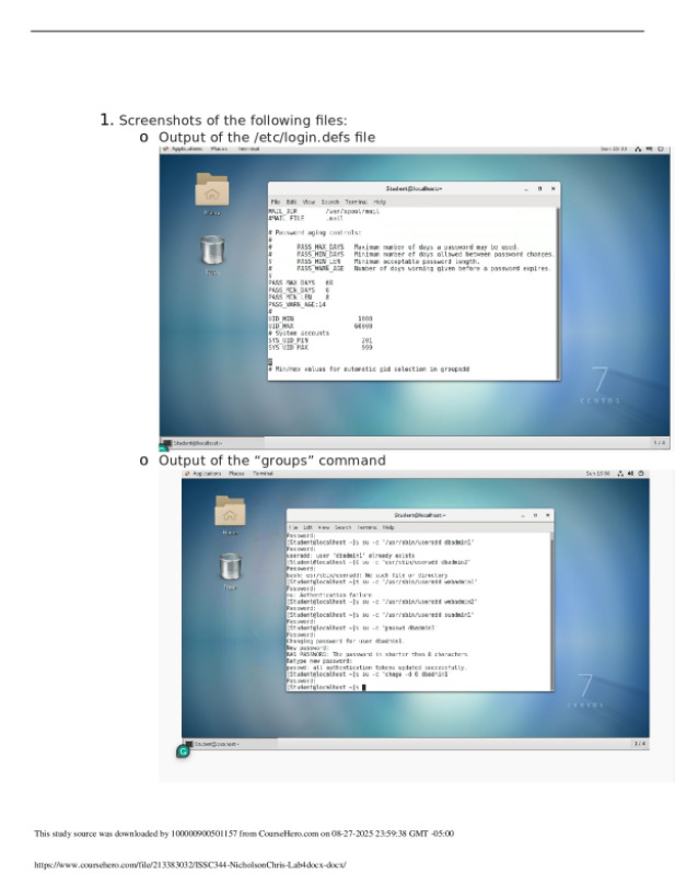 ISSC 344 Open Source System Security  Lab 4. preview image