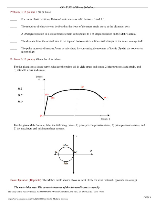 Civ_E_302___Midterm_Solution