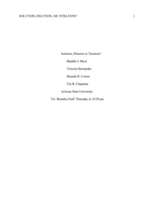 Chem Lab Report 3 CHM 101 preview image