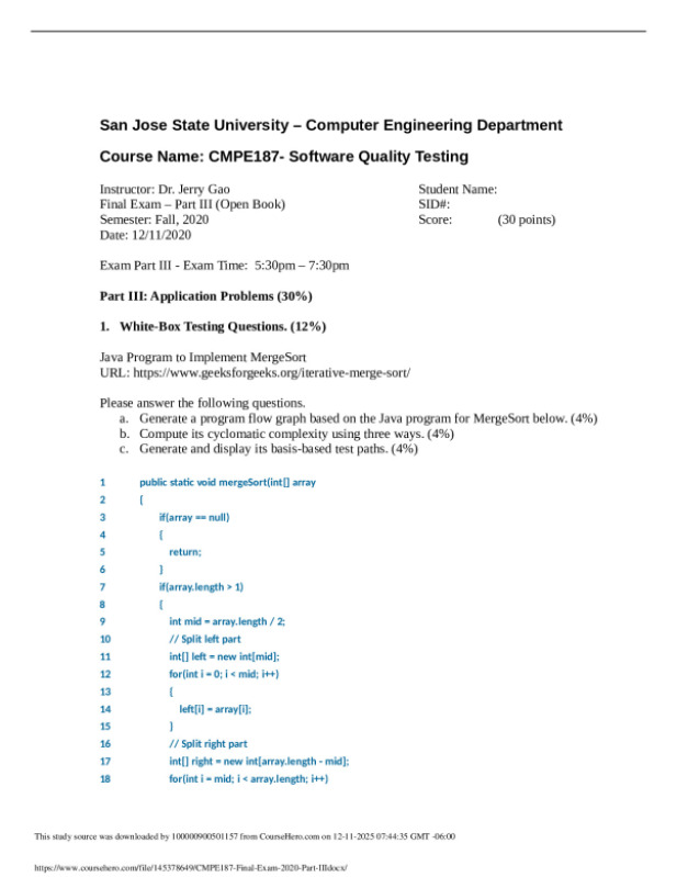 CMPE187_Final_Exam_2020_Part_III.docx