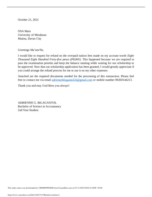 Refund-Letter preview image