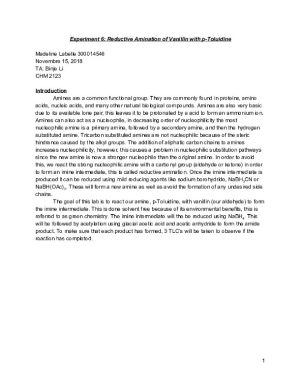 Experiment_6__Reductive_Amination_of_Vanillin_with_p_Toluidine.pdf