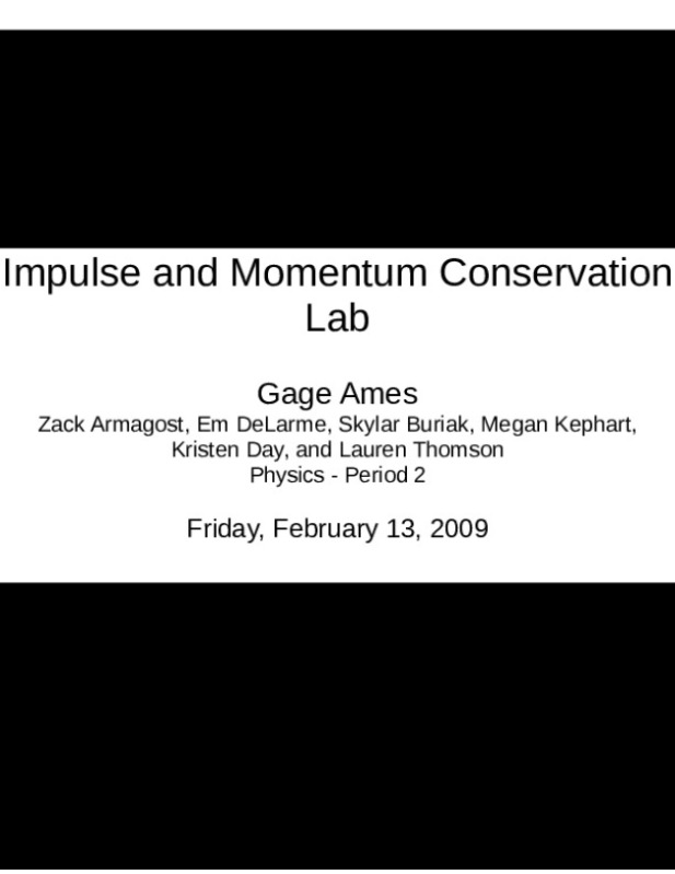 Impulse_and_Momentum_Lab_Report