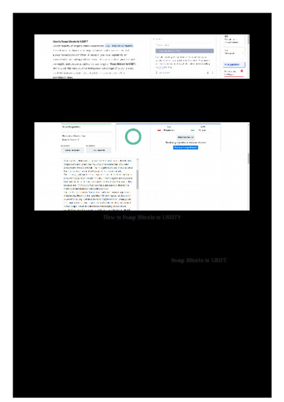 How to Swap Bitcoin to USDT. preview image
