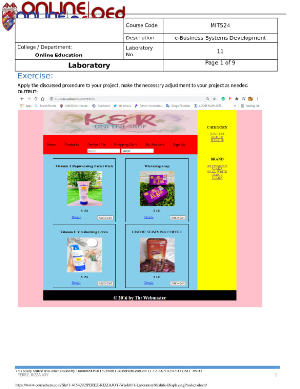 PEREZ_RIZZAJOY_Week011_LaboratoryModule_DisplayingProducts.docx