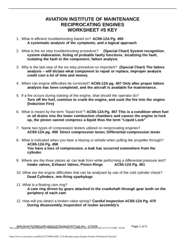 AMT_1216_Reciprocating_Engines_Former_Worksheet5_Key.doc