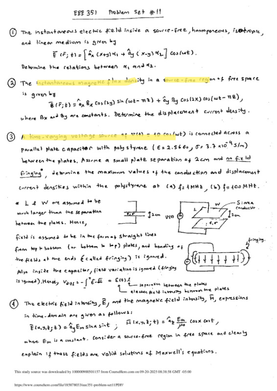 eee351_problem_set11. preview image