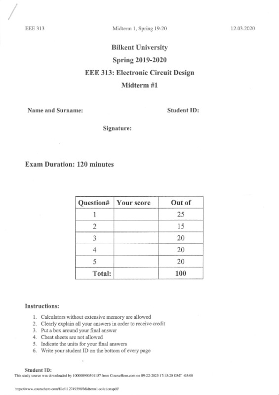 Midterm1_solutions EEE 313 preview image