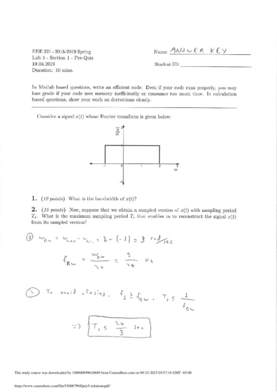 Quiz5_solutions EEE 321 preview image