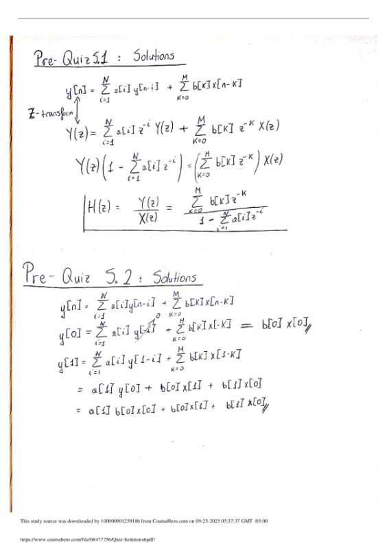 İhsan Doğramacı Bilkent University EEE 321 Quiz_Solutions6 preview image