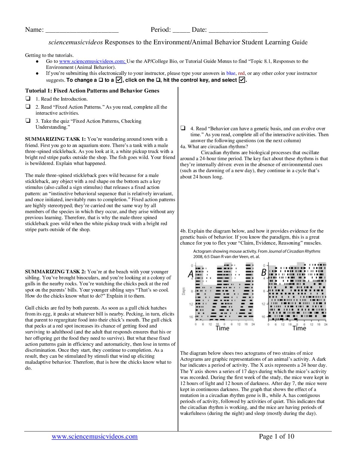 TOPIC_8.1_Responses_to_the_Environment_Animal_Behavior_Student_Learning_Guide.pdf.pdf Preview 1