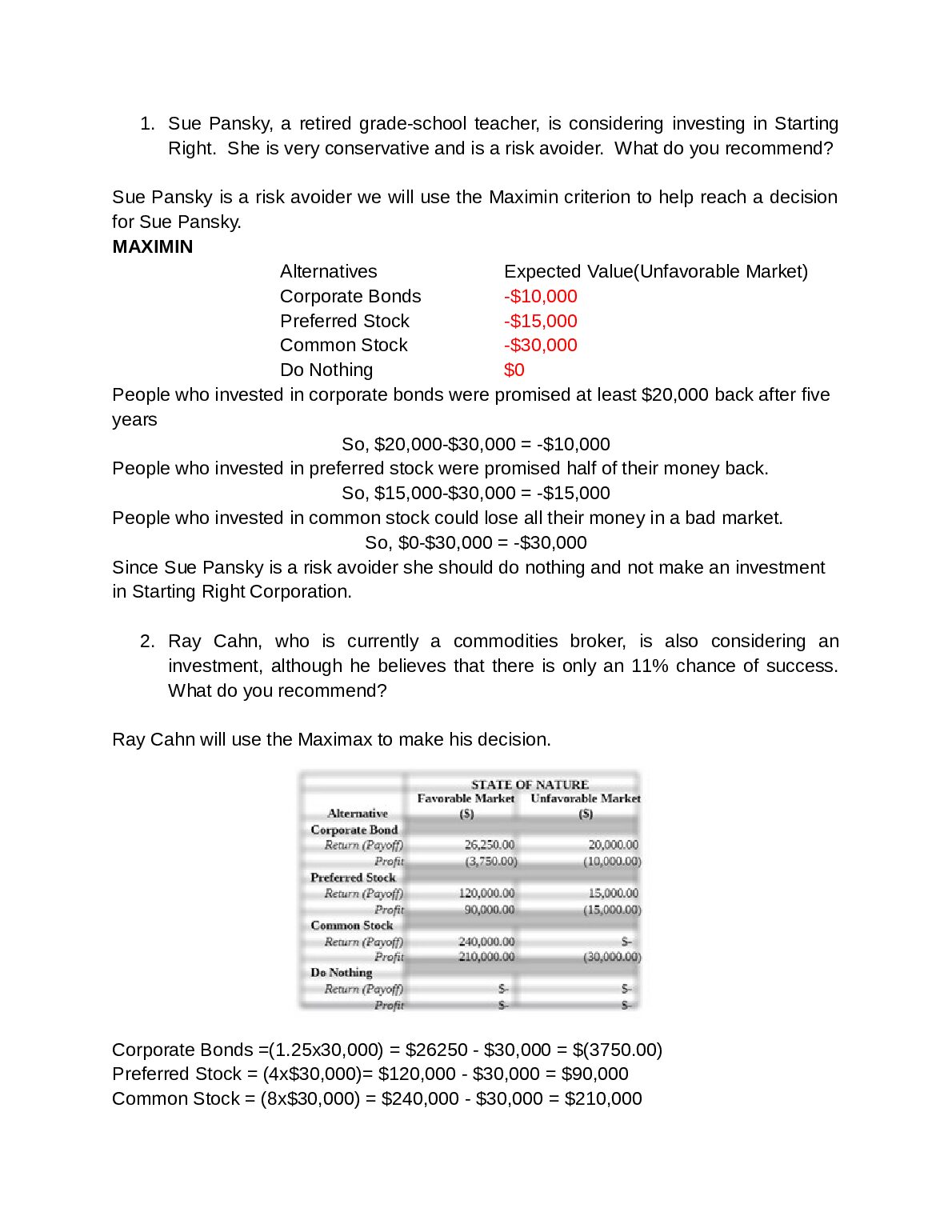 STARTING RIGHT CORPORATION OPSMAN 535 document preview page 2