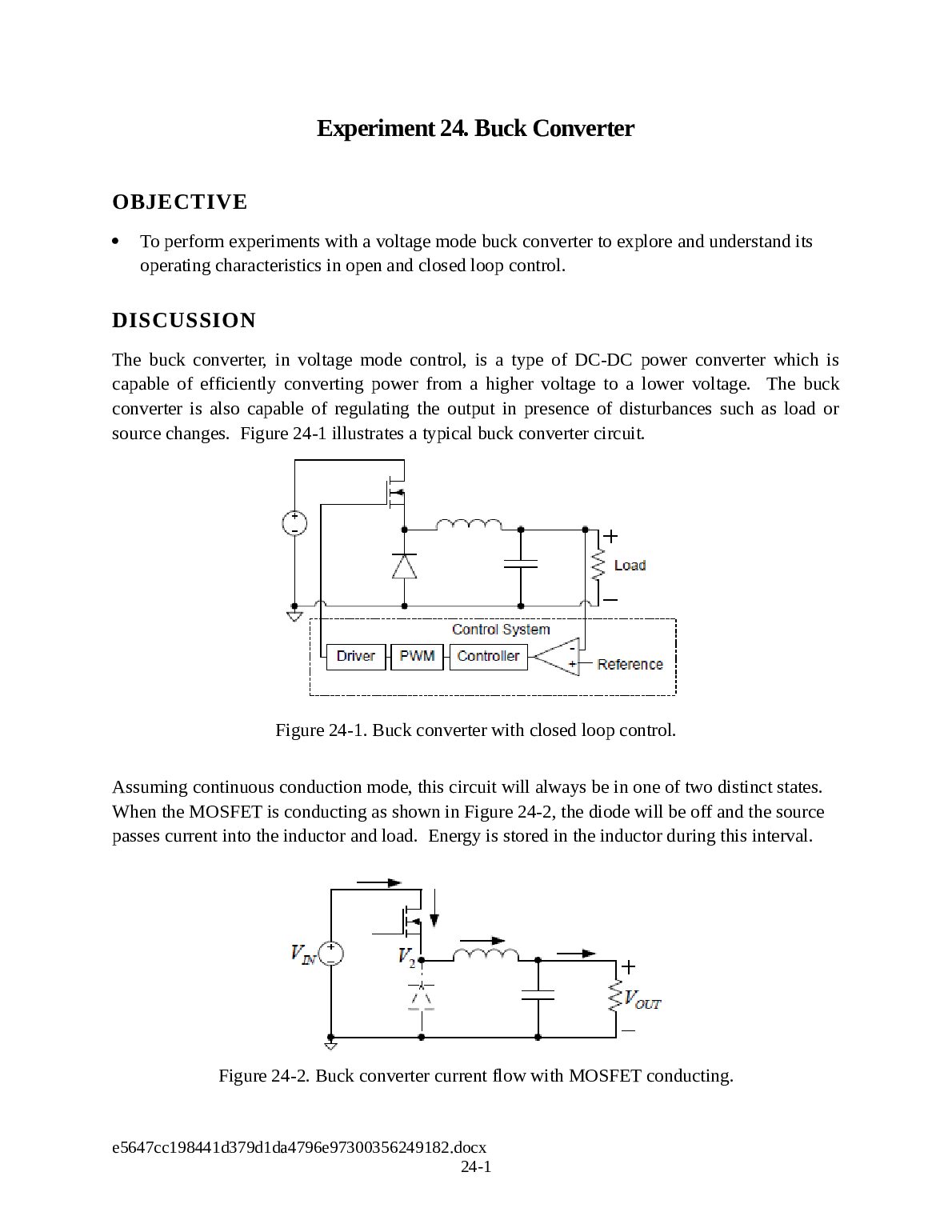 Online_Experiment_24_Buck_Converter.docx.pdf Preview 1