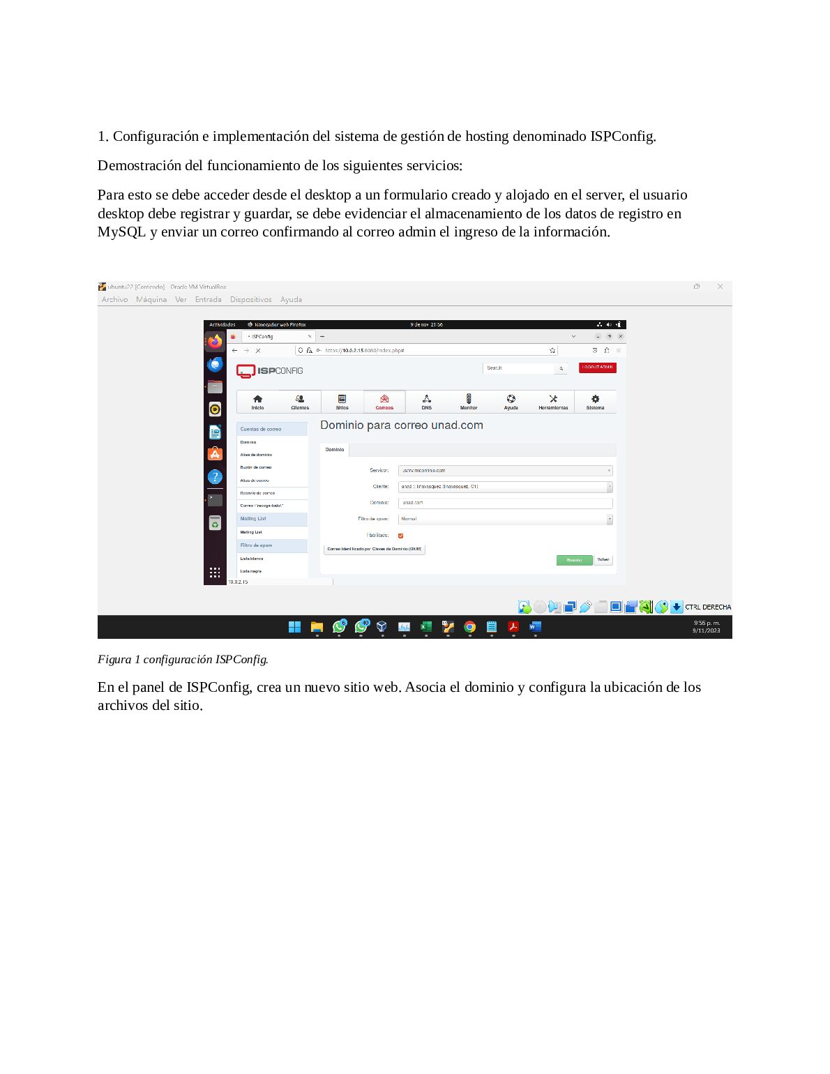 Paso 6 - Integrando los Fundamentos de redes para la comunicación de los servicios GNU/Linux. document preview page 4