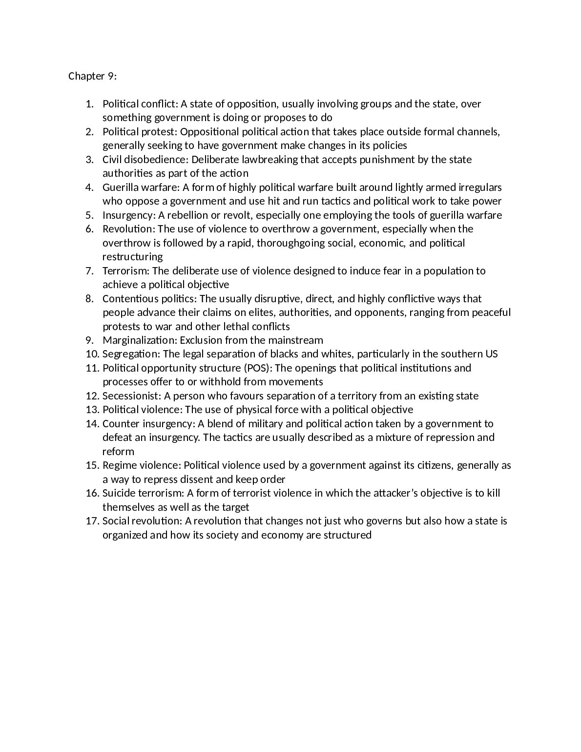 Final Exam Political Science: document preview page 3