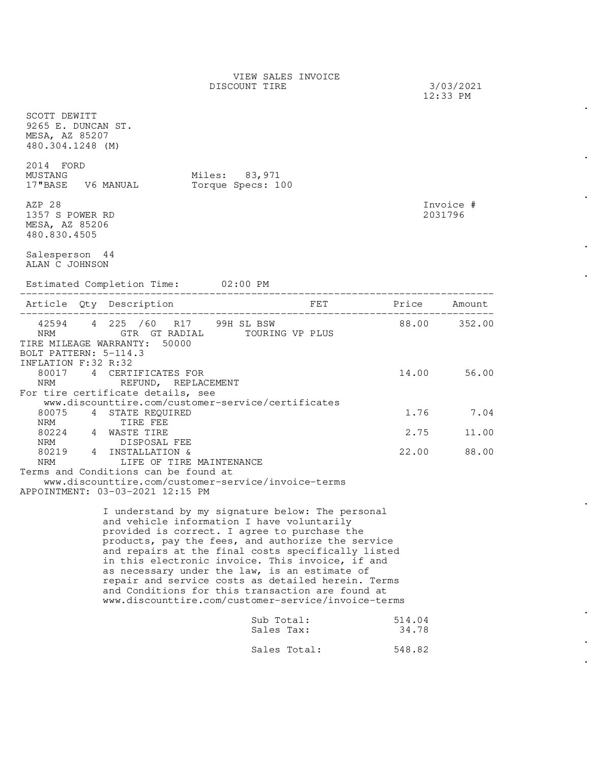 discount_tire_invoice.pdf.pdf Preview 1