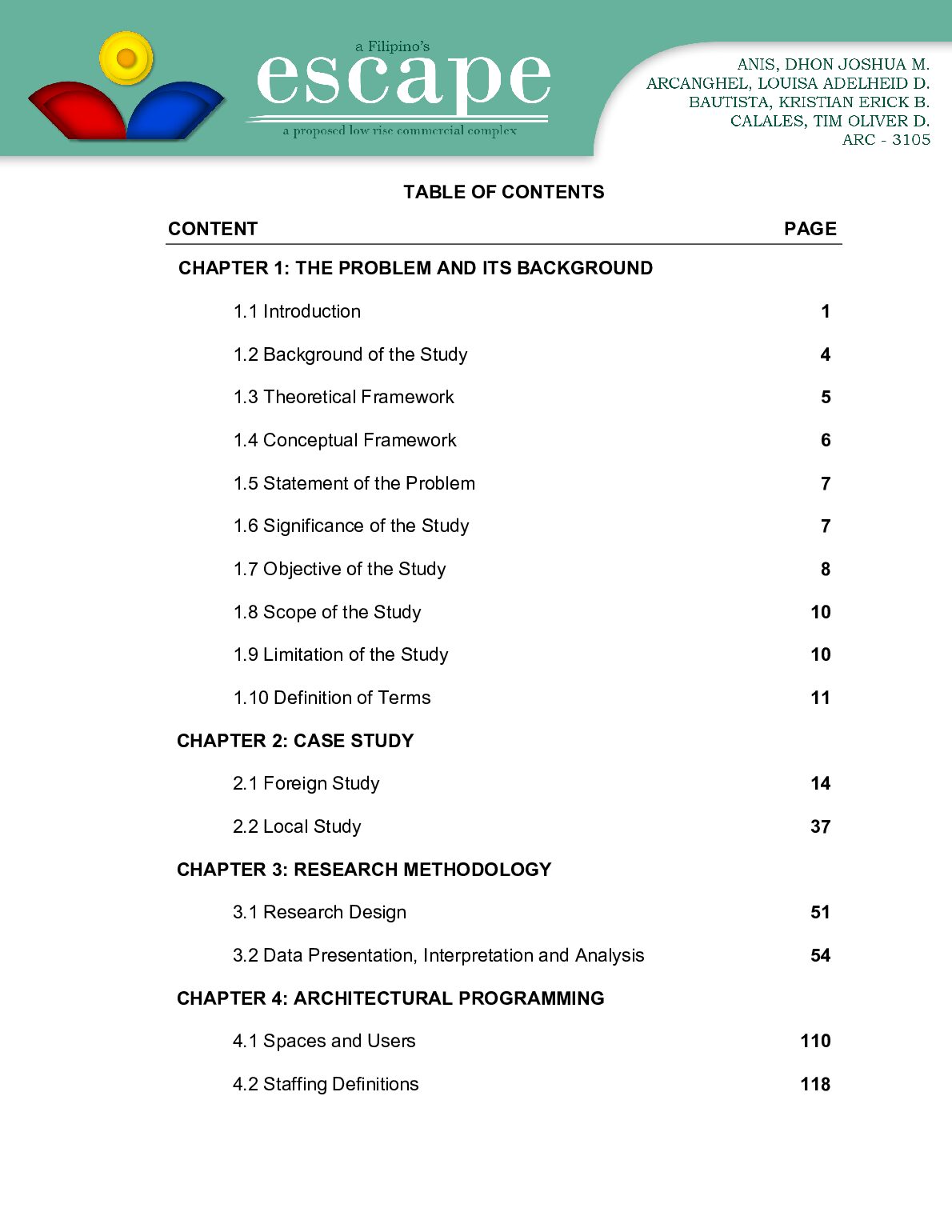 A FILIPINO’S ESCAPE”  A PROPOSED LOW STOREY COMMERCIAL COMPLEX document preview page 2
