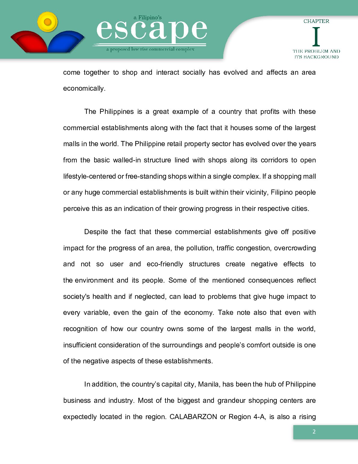 A FILIPINO’S ESCAPE”  A PROPOSED LOW STOREY COMMERCIAL COMPLEX document preview page 5