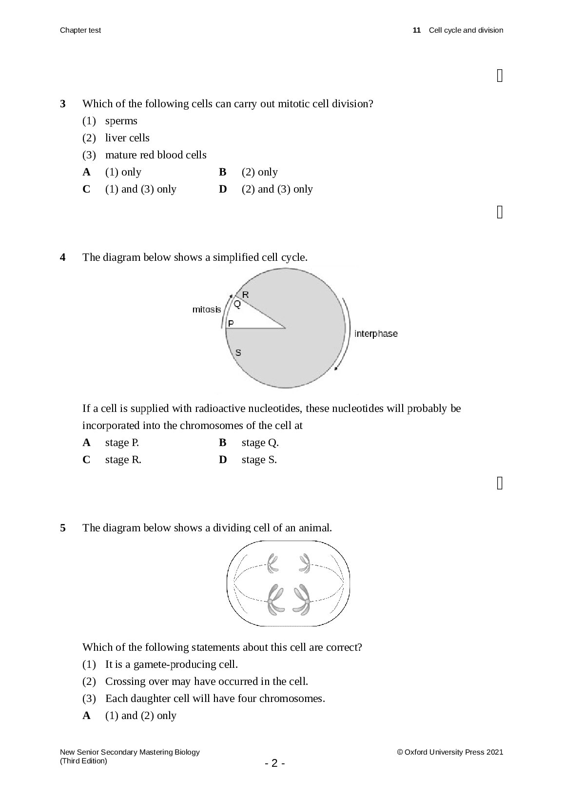 BIO 123  Cell cycle and division document preview page 2