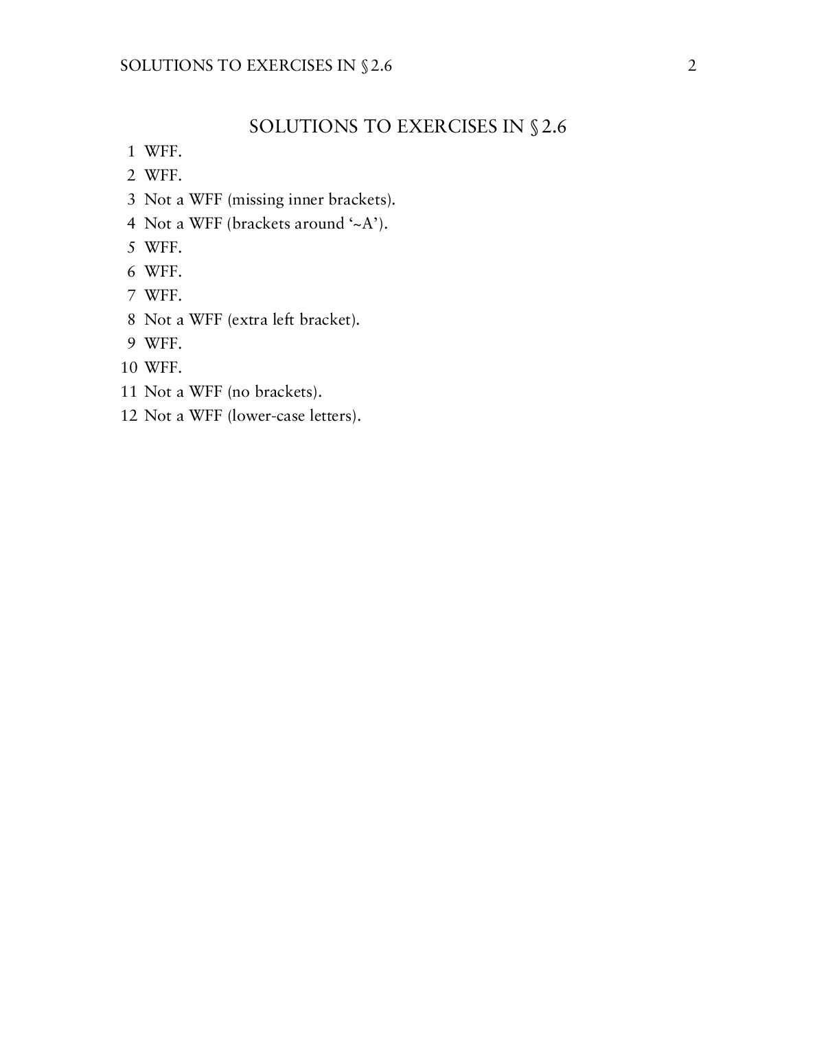 Solutions Manuale for Essentials of Symbolic Logic 3rd Edition by R.L. Simpson document preview page 2