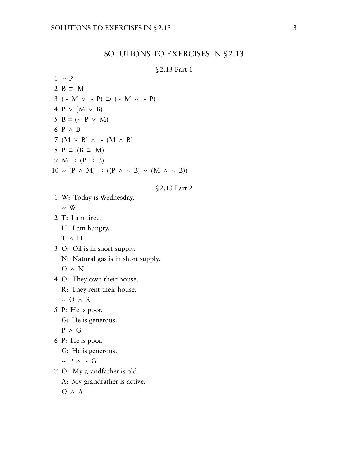 Solutions Manuale for Essentials of Symbolic Logic 3rd Edition by R.L. Simpson document preview page 3