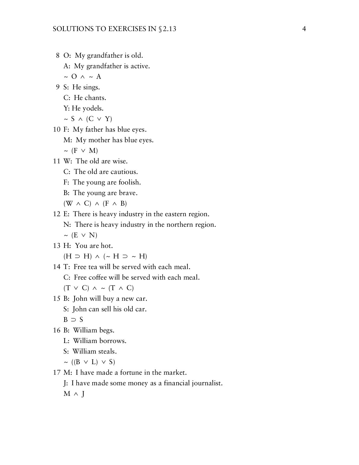 Solutions Manuale for Essentials of Symbolic Logic 3rd Edition by R.L. Simpson document preview page 4