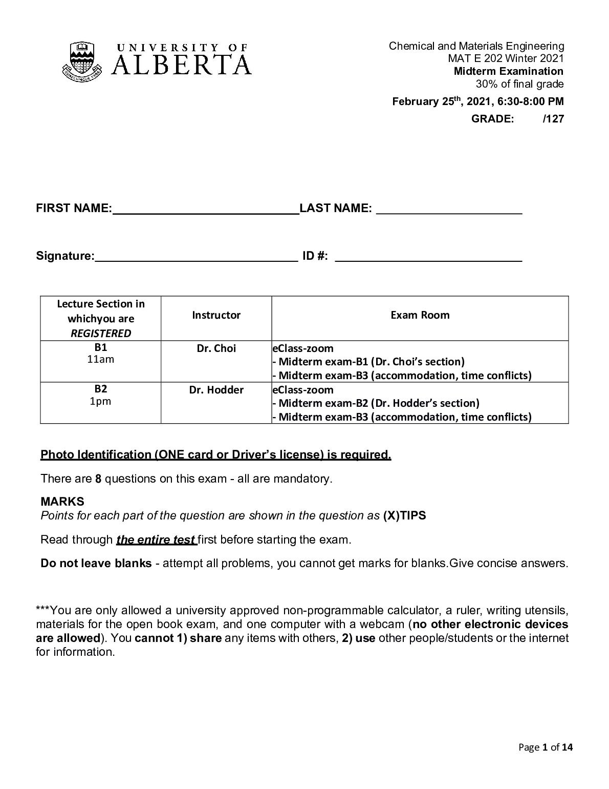 W2021 MAT E 202 Midterm Exam preview image
