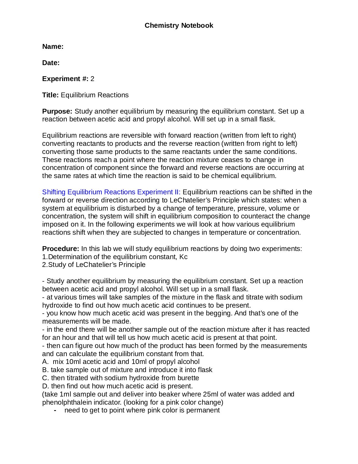 CHEM 104 Portage Learning - Chem104 - Expiriement 2. preview image