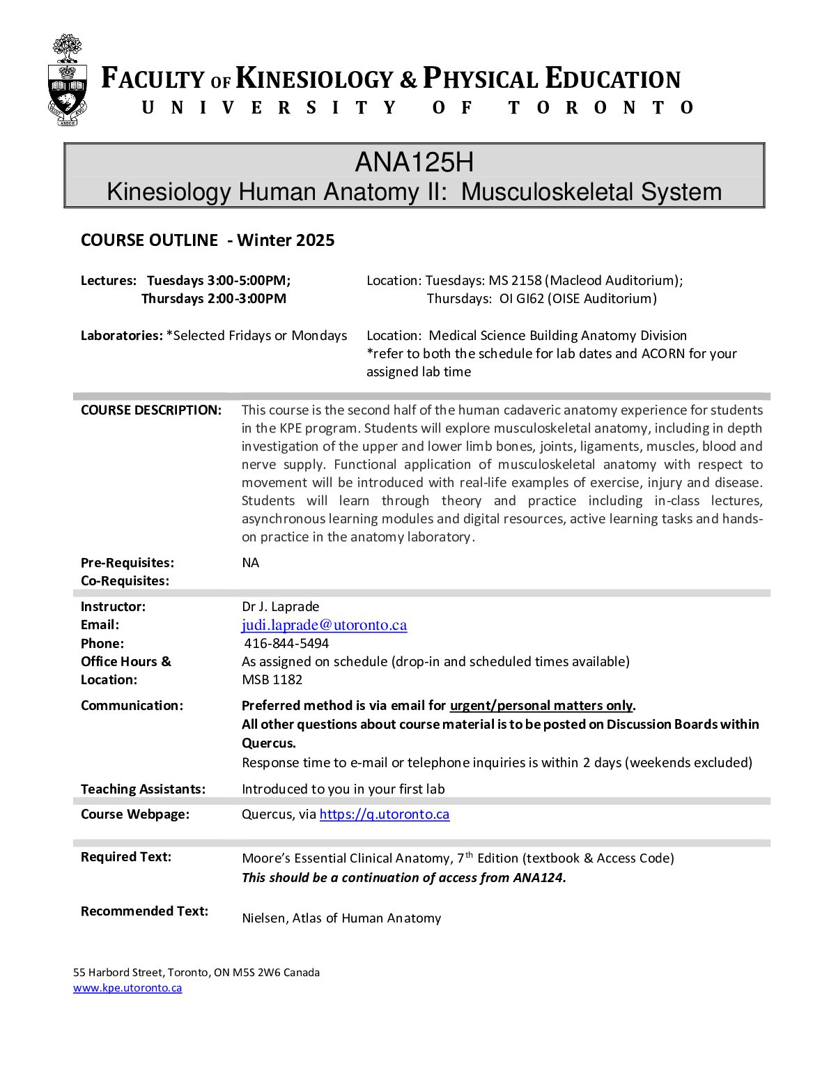 KPE+Course+Outline+Template+2025+-+In+Person++ANA125. preview image