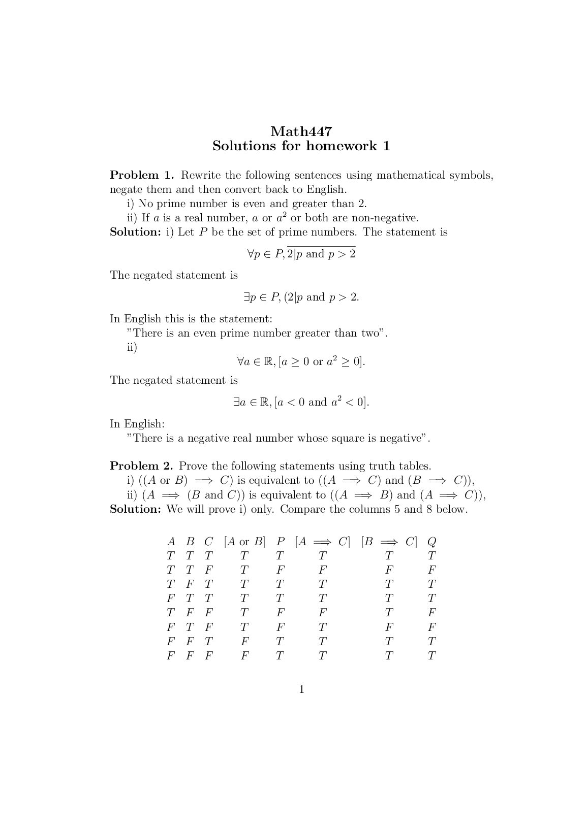 Math447  Solutions for homework 1 preview image