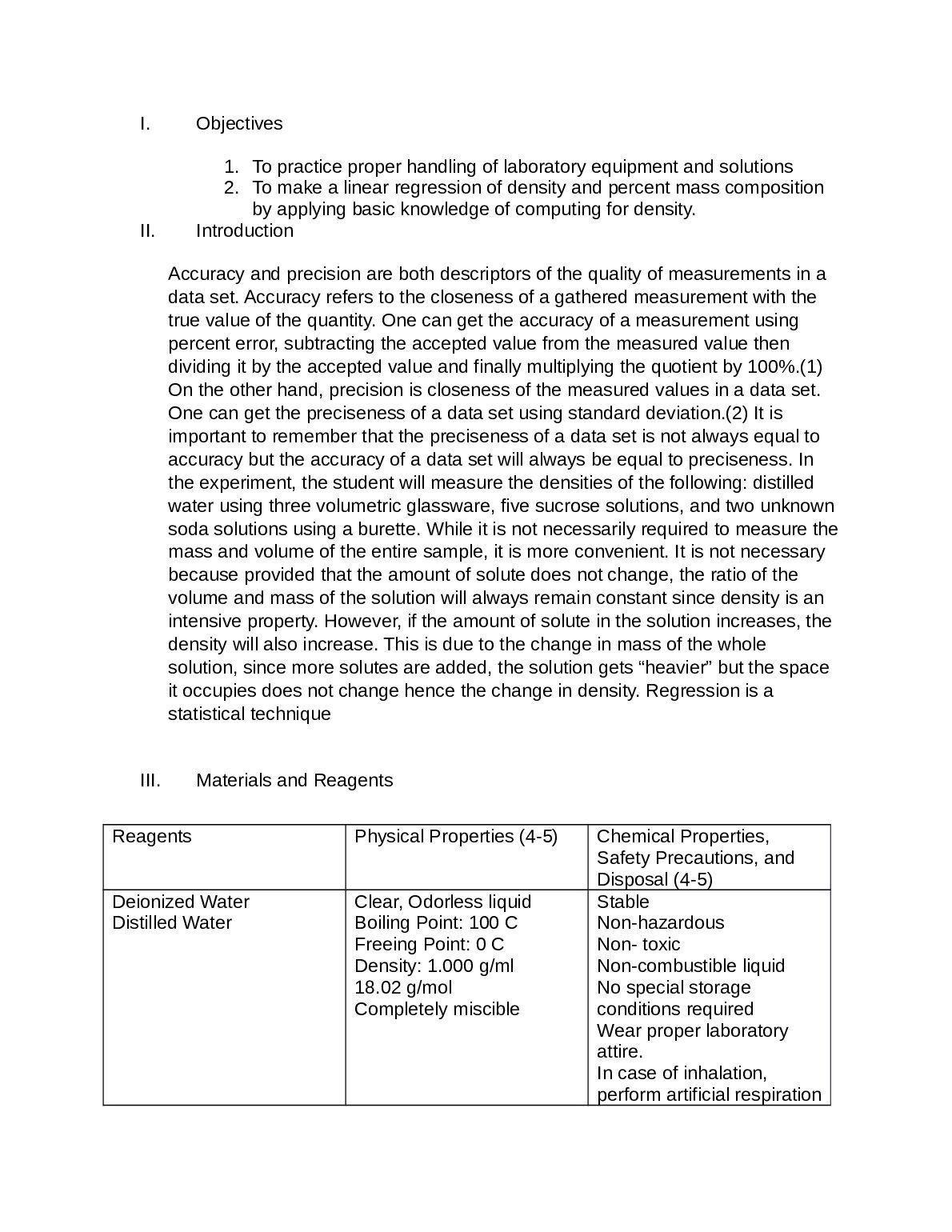 To make a linear regression of density and percent mass composition  by applying basic knowledge of computing for densit... preview image