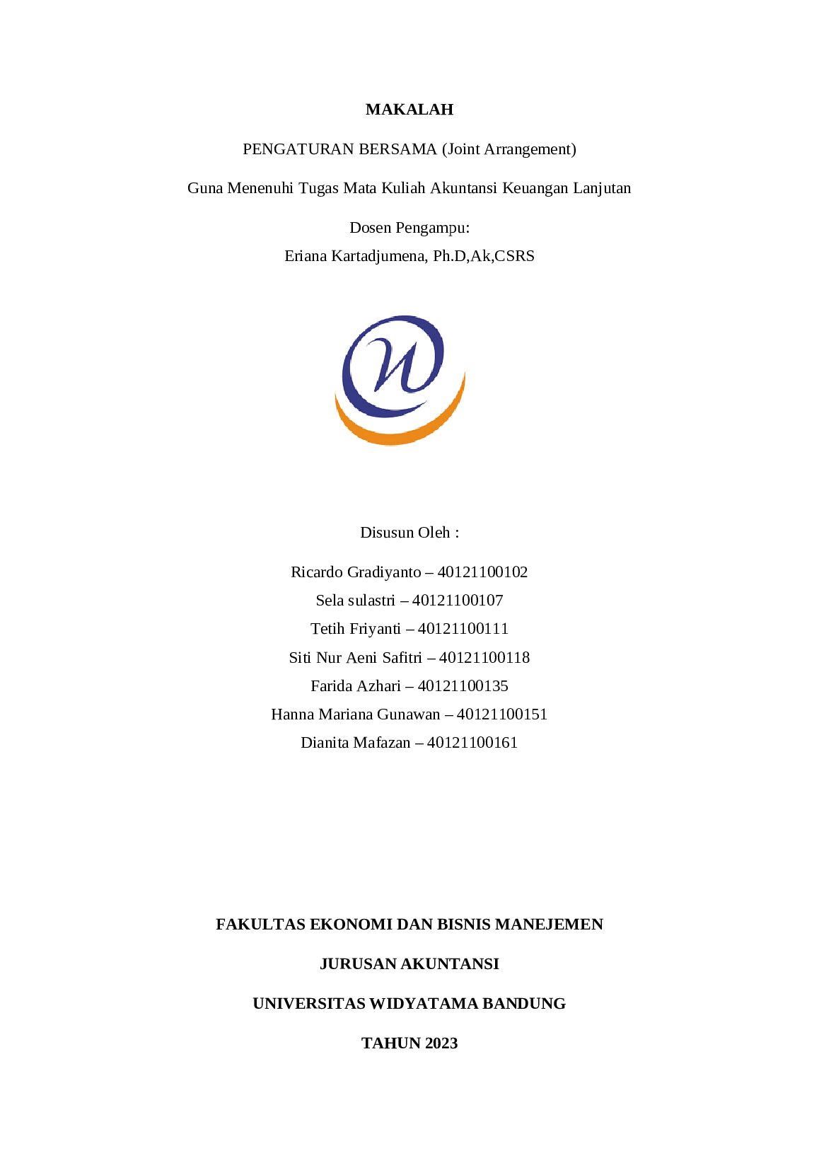 MAKALAH PENGATURAN BERSAMA preview image