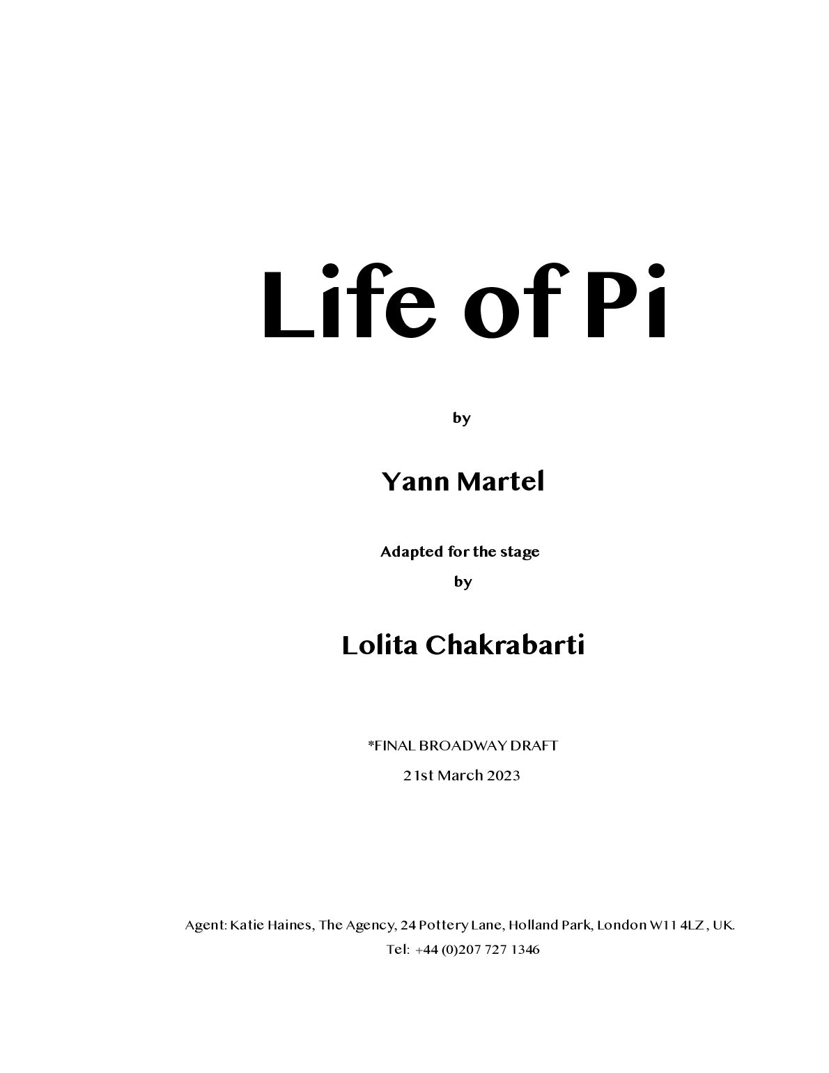 Life of Pi preview image