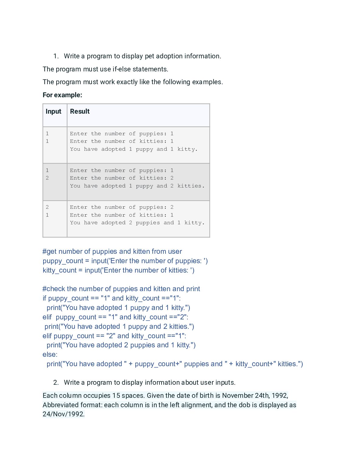 CSIT881 - Programming and Data Structures Python Assignment2 preview image