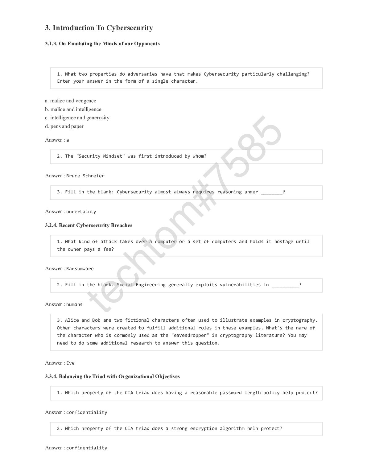 Introduction To Cybersecurity preview image