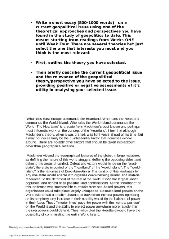 Geopolitcal_Essay