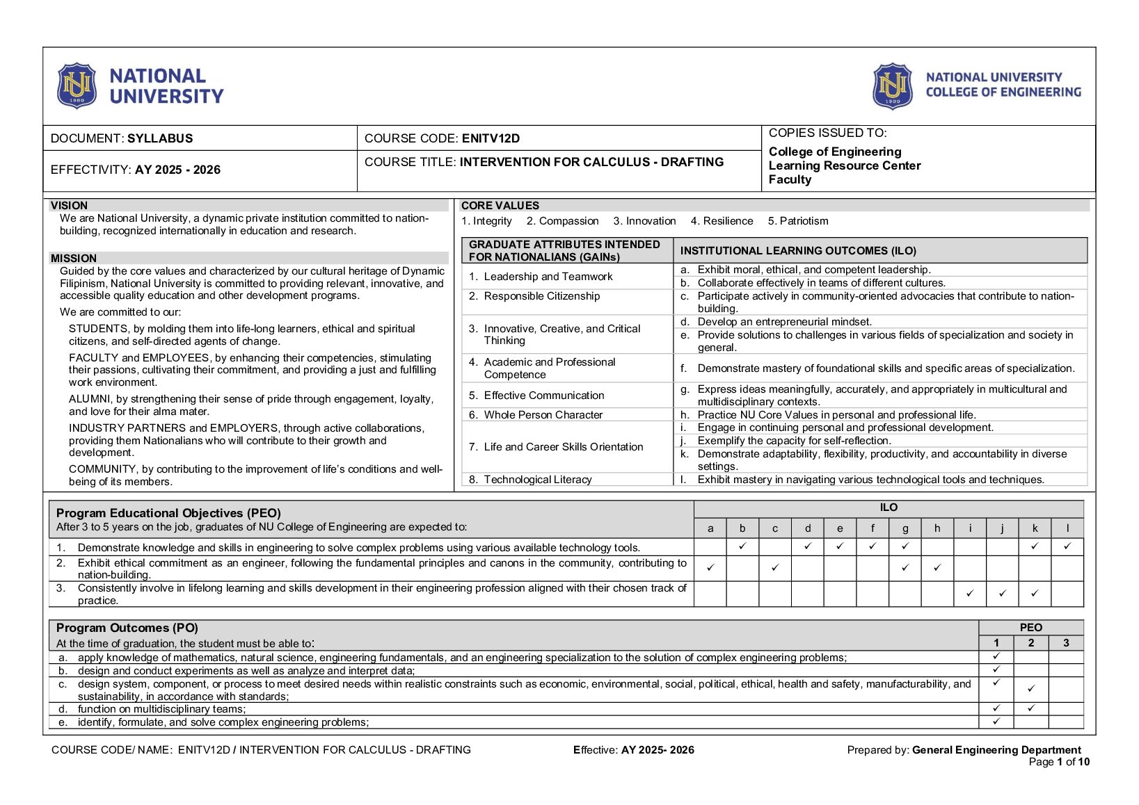 ENITV 12D / INTERVENTION FOR CALCULUS - DRAFTING AY 2025 - 2026 preview image