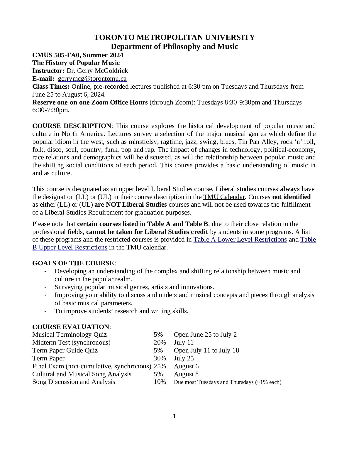CMUS 505-FA0, Summer 2024 TORONTO METROPOLITAN UNIVERSITY preview image